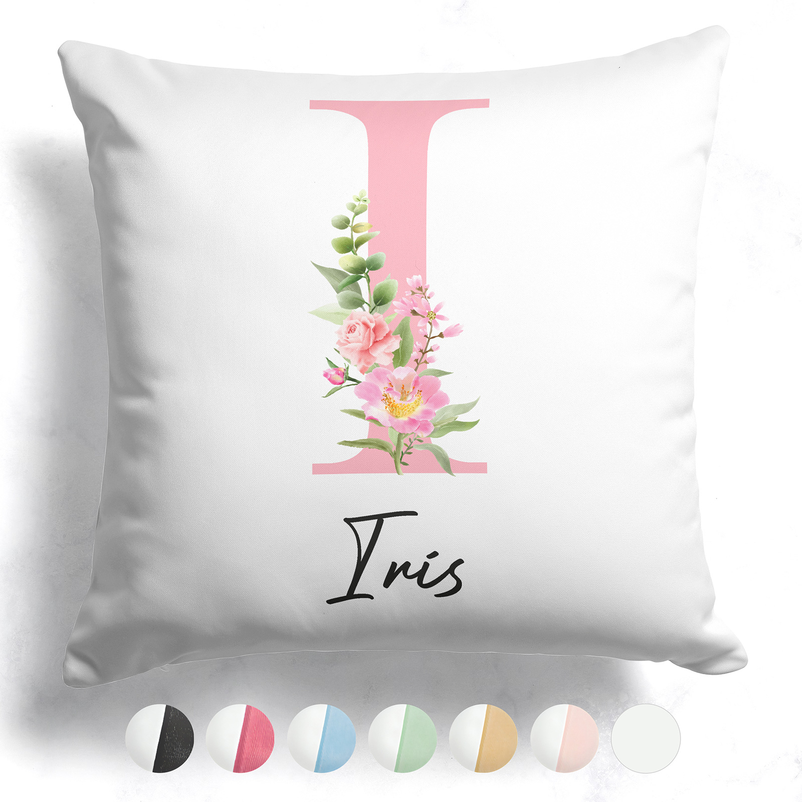 Coussin Goa pompons, rectangulaire, velours de soie / Le Monde Sauvage