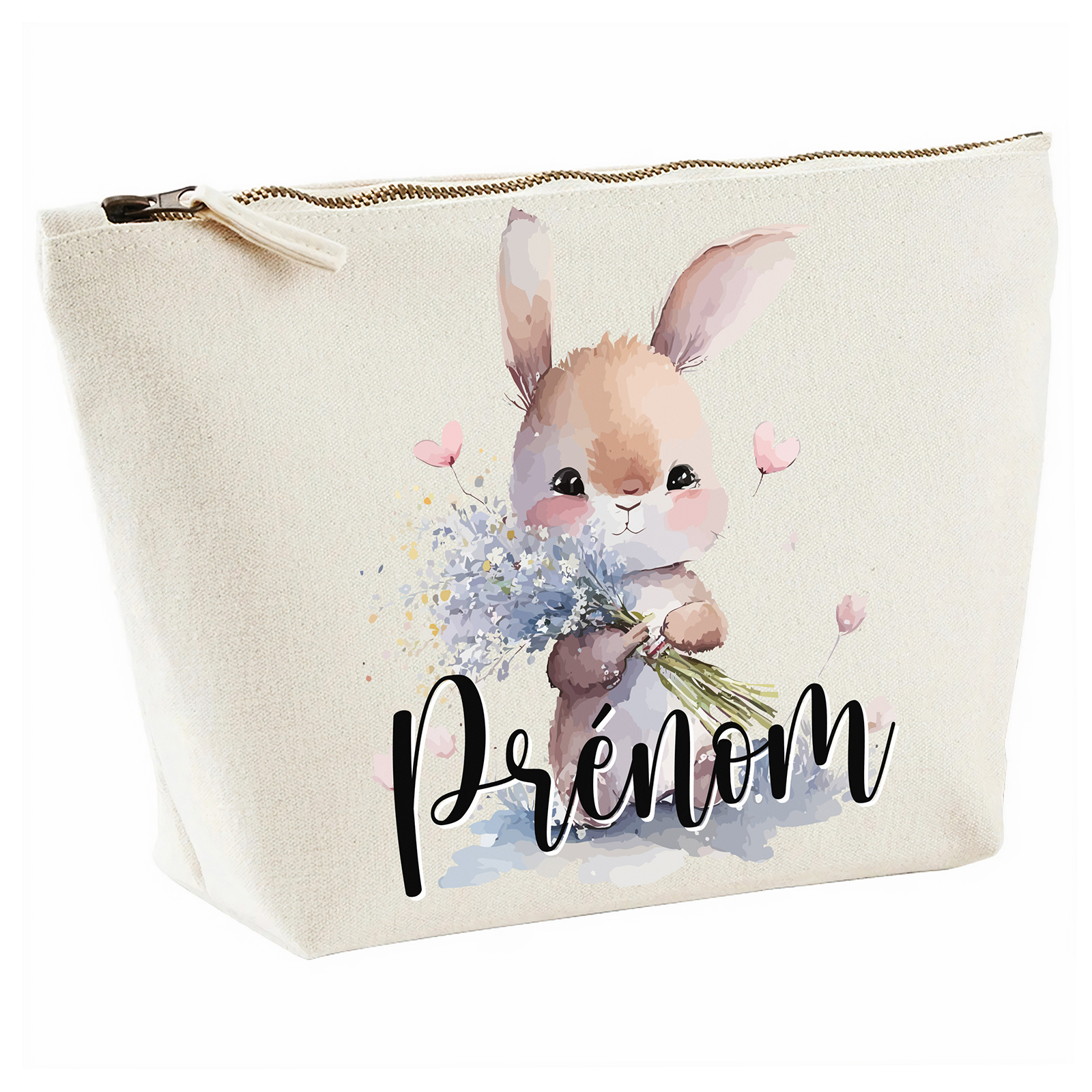 Pochette / Trousse De Toilette Playboy - Motif Lapin Iconique, Couleur Noire, Occasion