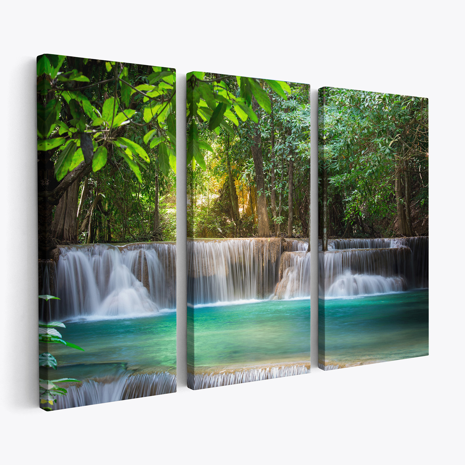 Impression Sur Toile - Image Sur Toile - Cascade Du Parc 50x70 Cm