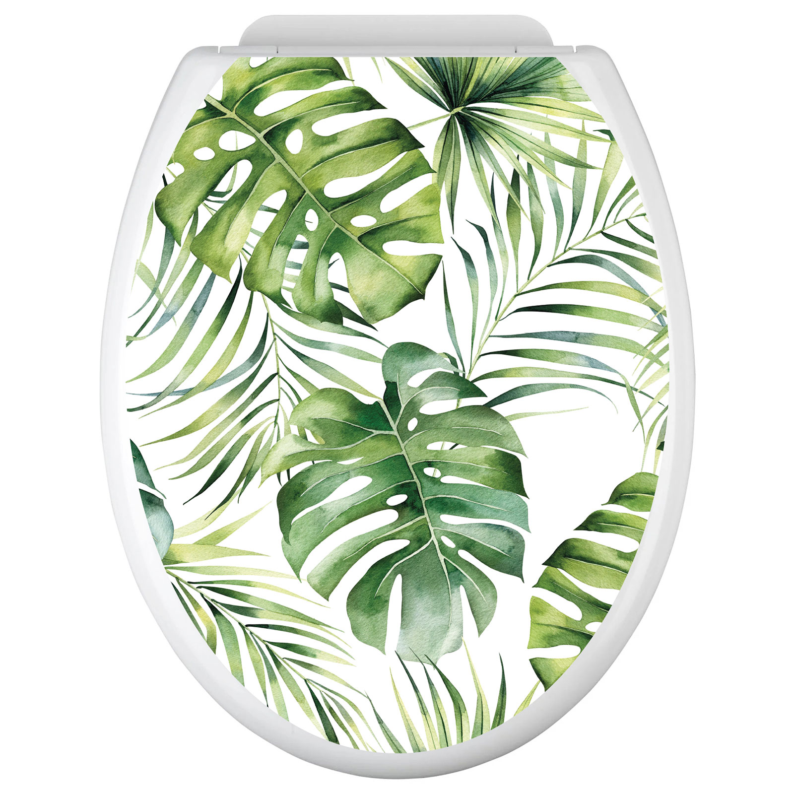 Stickers Abattant WC Orchidées - Adhésif Protection Mate 35x43 Cm - Fabrication Française