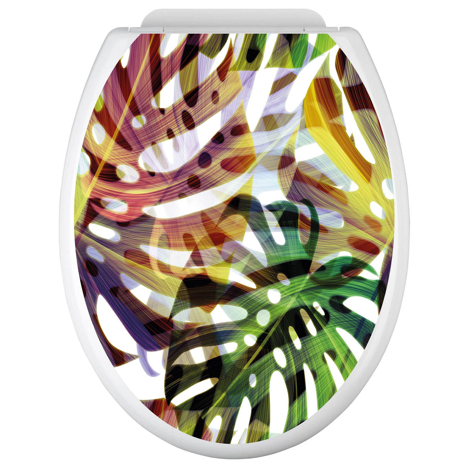 Stickers Déco Pour Abattant De WC 'Les Maldives' - Dimensions 35x42 Cm - Référence 386