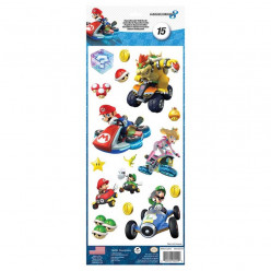 15 Stickers Nintendo Mario Kart 8