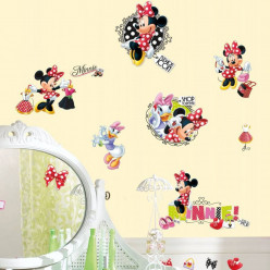 21 Stickers Fashion Addict Minnie Mouse Disney