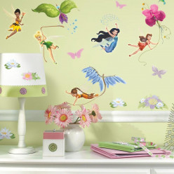 30 Stickers Fée Clochette La Vallée du printemps Disney fairies