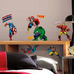 32 Stickers Avengers Comics Marvel