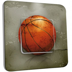 Interrupteur Décoré Poussoir - Basket-Ball 2
