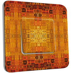 Interrupteur Décoré Simple Va et Vient - Ambiance Afrique 