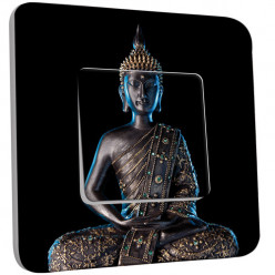 Interrupteur Décoré Simple Va et Vient - Bouddha Zen 3