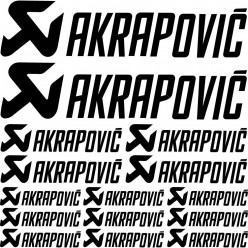 Kit stickers akrapovic