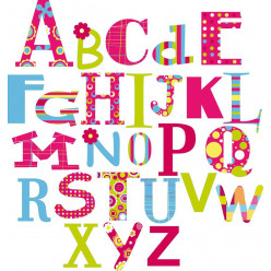 kit Stickers alphabet