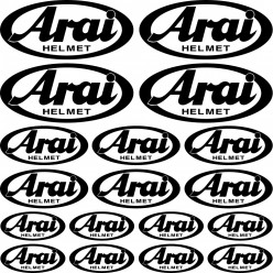 Kit stickers arai