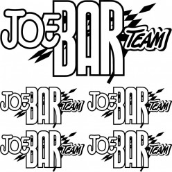 Kit stickers joe bar team