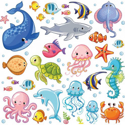 Kit Stickers océan