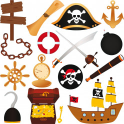 kit Stickers pirates