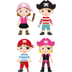 kit Stickers pirates