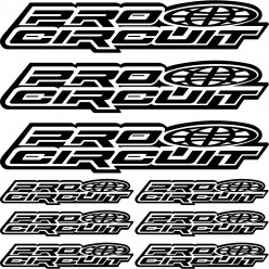 Kit stickers pro circuit