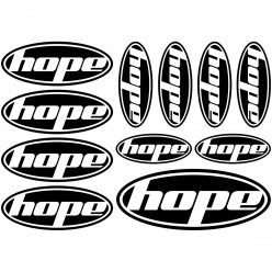 Kit stickers vélo hope bikes