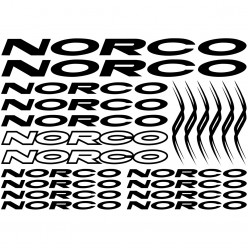 Kit stickers vélo norco bikes