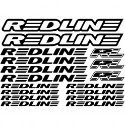 Kit stickers vélo redline bikes