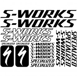 Kit stickers vélo specialized s-works bikes