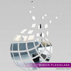 Miroir Plexiglass Acrylique - Abstrait 1