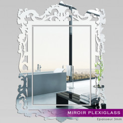 Miroir Plexiglass Acrylique Baroque
