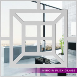 Miroir Plexiglass Acrylique - Carré 2