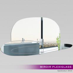 Miroir Plexiglass Acrylique - Chapeau 2