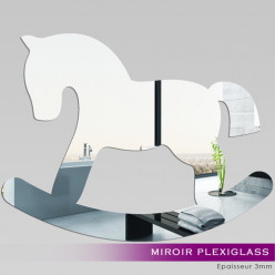 Miroir Plexiglass Acrylique - Cheval à bascule 