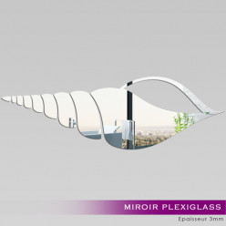 Miroir Plexiglass Acrylique - Coquillage 2