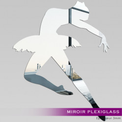 Miroir Plexiglass Acrylique - Danseuse de Ballet