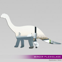 Miroir Plexiglass Acrylique - Dinosaure