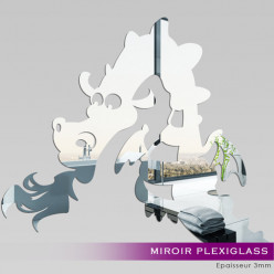 Miroir Plexiglass Acrylique - Dragon