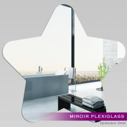 Miroir Plexiglass Acrylique - Etoile 2