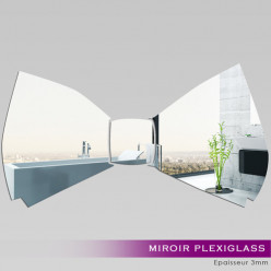 Miroir Plexiglass Acrylique - Noeud Papillon