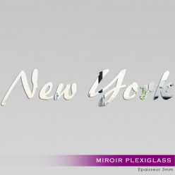 Miroir Plexiglass Acrylique - NY Lettres