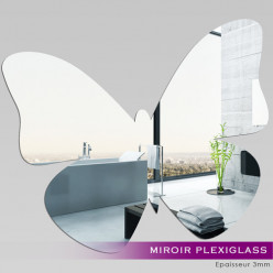 Miroir Plexiglass Acrylique - Papillon 3