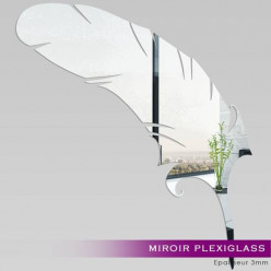 Miroir Plexiglass Acrylique - Plume 1