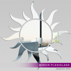 Miroir Plexiglass Acrylique - Soleil