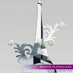 Miroir Plexiglass Acrylique - Tour Eiffel 1
