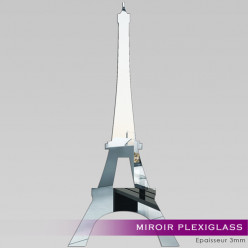 Miroir Plexiglass Acrylique - Tour Eiffel