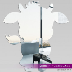 Miroir Plexiglass Acrylique - Vache