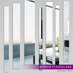 Miroir Plexiglass Acrylique - Verticales