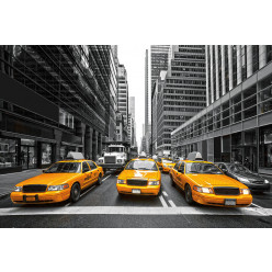 Poster - Affiche taxis new york