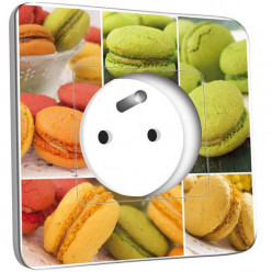 Prise décorée -  Macarons 