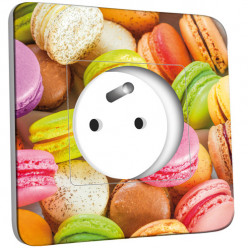 Prise décorée - Macarons 2 