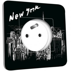 Prise décorée - New York Black&White 1 