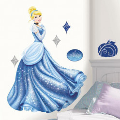 Sticker géant Glamour Princesse Cendrillon Disney