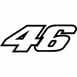 Stickers 46 valentino rossi