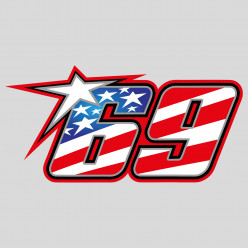 Stickers 69 nicky hayden